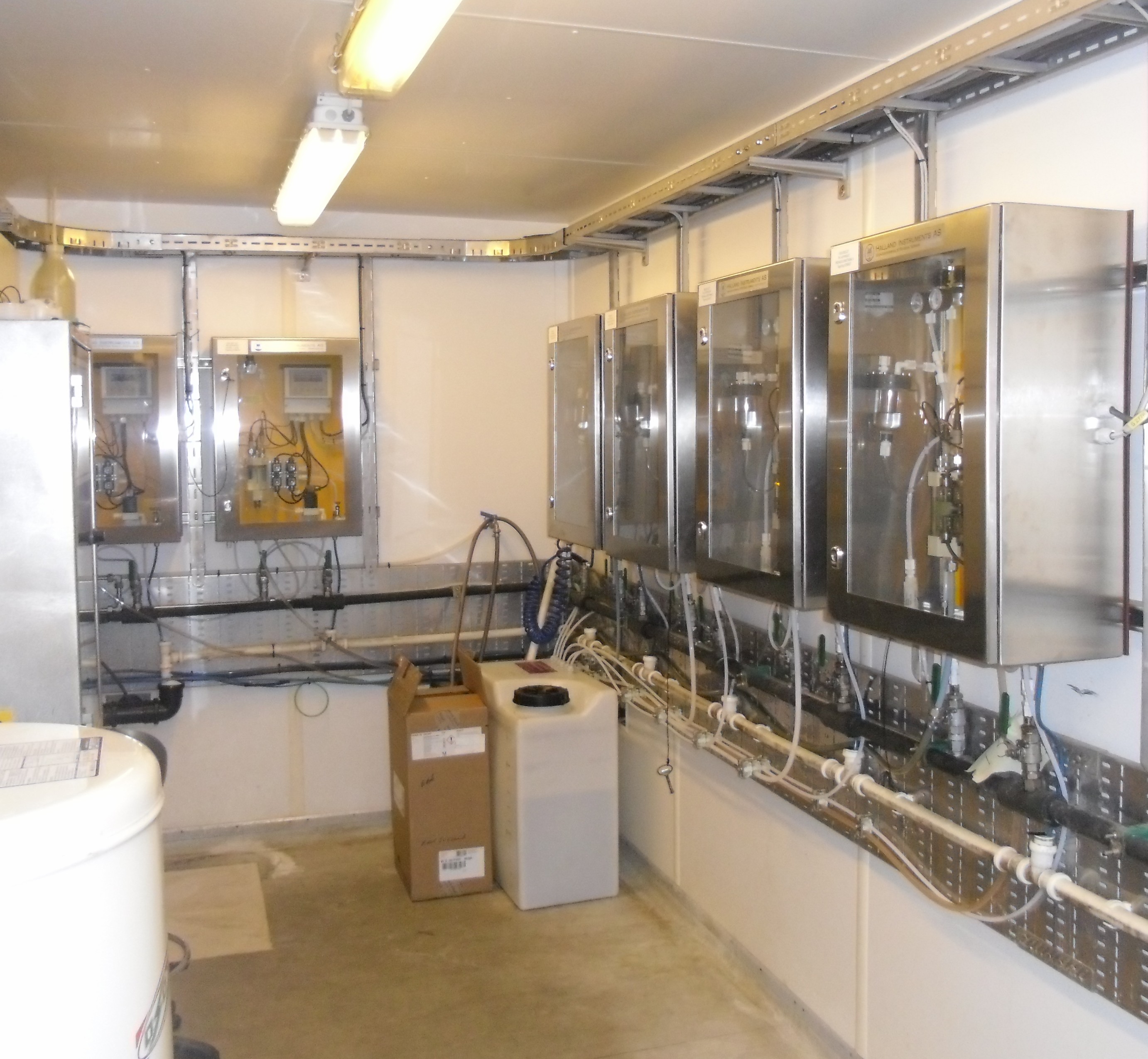 waste water teatment instrument room